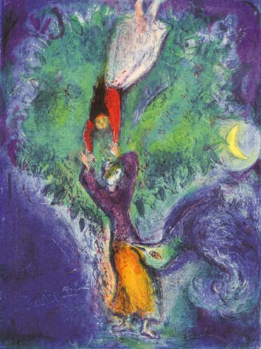 Chagall: Ahogyan jön le a fáról..